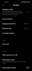 Настройки дисплея Xiaomi Mi 11 - фото 1