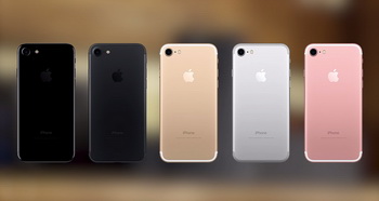 Цветовая гамма смартфонов iPhone 7