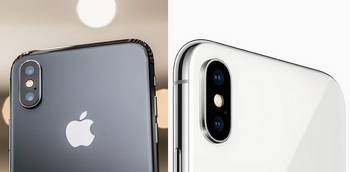 iPhone X в двух цветовых вариантах