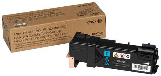 Картридж Xerox 106R01601 Cyan для Phaser6500/WorkCentre6505 (2500стр) 1103566