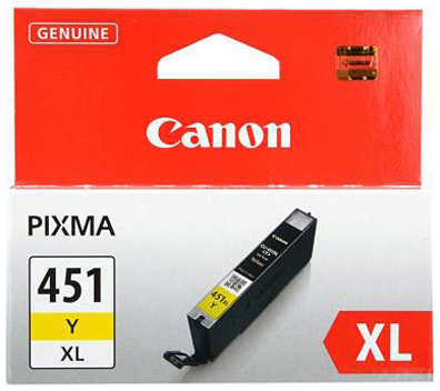 Картридж Canon CLI-451Y XL Yellow для MG6340/MG5440/IP7240 1103660