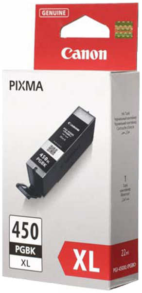 Картридж Canon PGI-450 PGBK XL для Pixma iP7240/MG6340/MG5440 1105502