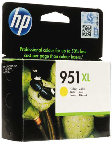 Картридж HP CN048AE №951XL для Officejet Pro 8100/8600 (1500 стр.)