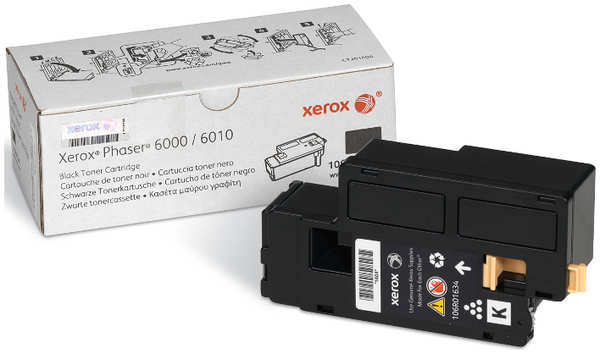Картридж Xerox 106R01634 Black для Phaser 6000/6010 (2000стр) 1112036