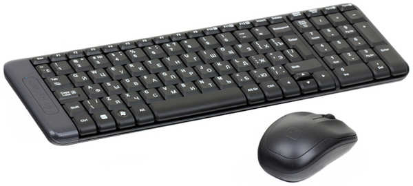 Клавиатура+мышь Logitech Wireless Combo MK220 Black 1113166