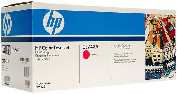 Картридж HP CE743A Magenta для CLJ CP5225 (7300стр) 1115090