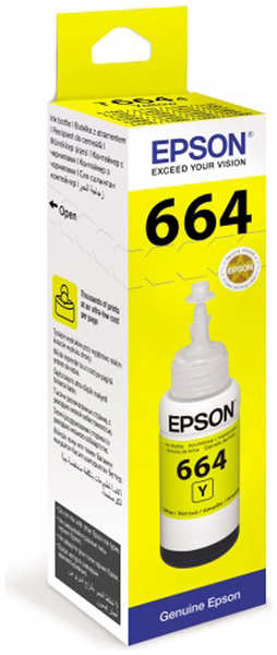 Чернила EPSON T6644 Yellow для L100/L110/L200/L210/L300 70мл C13T66444A 1117901