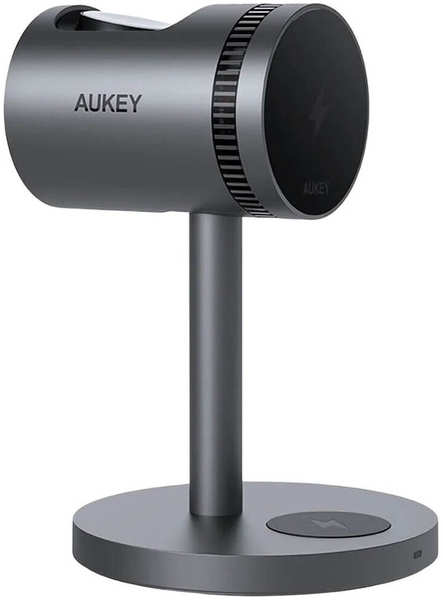 Беспроводная зарядная панель 3 в 1 Для IPhone, Apple Watch, Airpods Aukey Cooler Qi2 AMC-LC-MC311A 25W