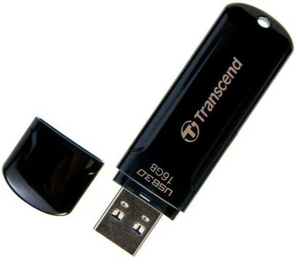 USB Flash накопитель 16GB Transcend JetFlash 700 (TS16GJF700) USB 3.0 Черный 1126559