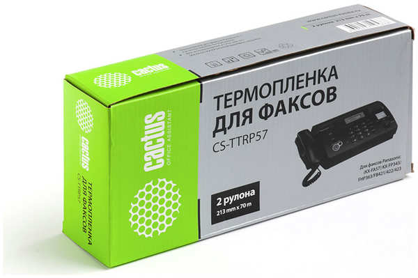 Термопленка CACTUS Термопленка для факсов Panasonic KXF-A57A 1134985