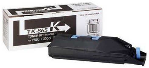 Картридж Kyocera TK-865K Black для TASKalfa 250ci/300ci (20000стр) 1139427