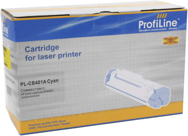 Картридж ProfiLine PL- CB401A Cyan для HP CLJ CP4005 (7500стр) 1139915