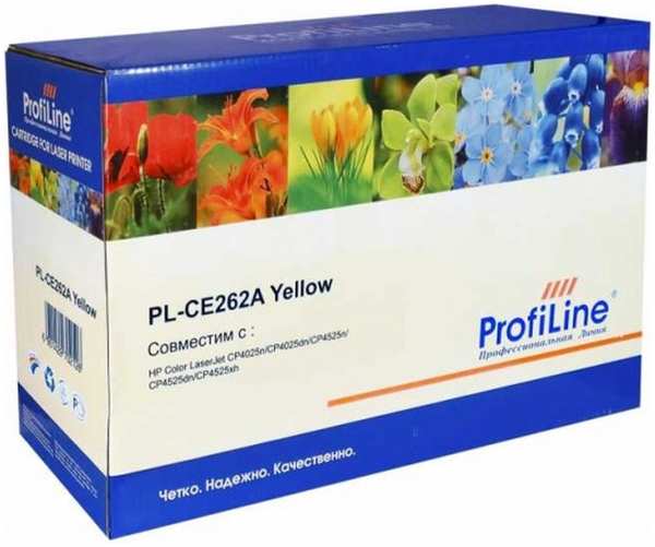 Картридж ProfiLine PL- CE262A Yellow для HP CLJ CP4025/CP4525/Enterprise CM4540 (11000стр) 1139992