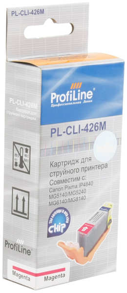 Картридж ProfiLine PL- CLI-426M Magenta для Canon Pixma IP4840/MG5140/MG5240/MG6140/MG8140 1153643
