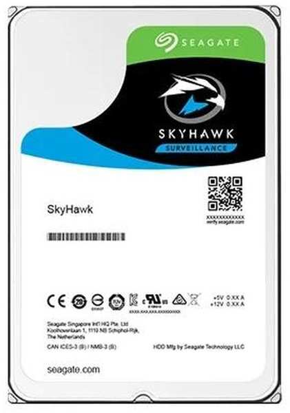 Внутренний жесткий диск 3,5″6Tb Seagate (ST6000VX001) 256Mb 5400rpm SATA3 SkyHawk 11603887
