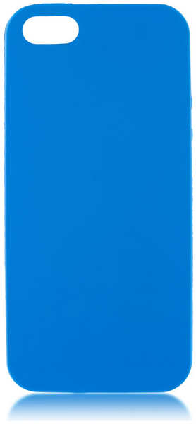 Чехол для Apple iPhone 5\5S\SE Brosco Colourful, накладка, синий 11608169