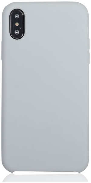 Чехол для Apple iPhone Xs Brosco Softrubber, накладка, белый 11608830
