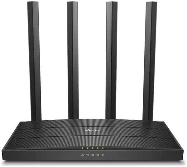 Беспроводной маршрутизатор TP-LINK Archer C6, 802.11ac, 1167(300+867) Мбит/с, 2.4ГГц и 5ГГц, 4xLAN