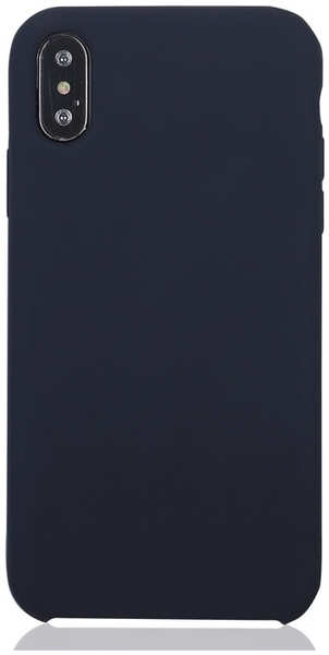 Чехол для Apple iPhone Xs Max Brosco Softrubber, накладка, синий 11610680
