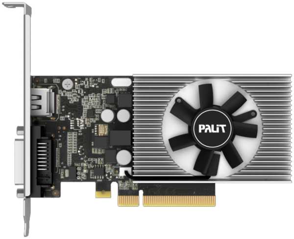 Видеокарта Palit GeForce GT 1030 2048Mb, PA-GT1030 2G D4 DVI, HDMI Ret 11628285