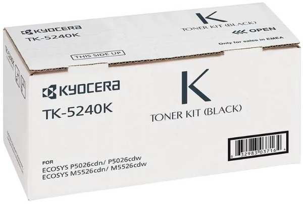 Картридж Kyocera TK-5240K для Kyocera P5026cdn/cdw, M5526cdn/cdw (4000р.)