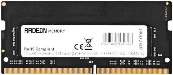 Модуль памяти SO-DIMM DDR4 4Gb PC19200 2400Mhz AMD (R744G2400S1S-UO) 11632267