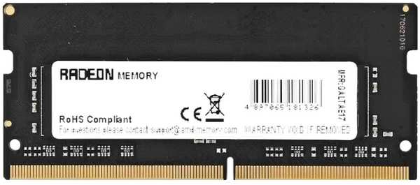 Модуль памяти SO-DIMM DDR4 8Gb PC19200 2400Mhz AMD (R748G2400S2S-UO) 11632274