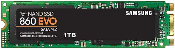 Внутренний SSD-накопитель 1000Gb Samsung 860 Evo (MZ-N6E1T0BW) M.2 SATA3 11634801