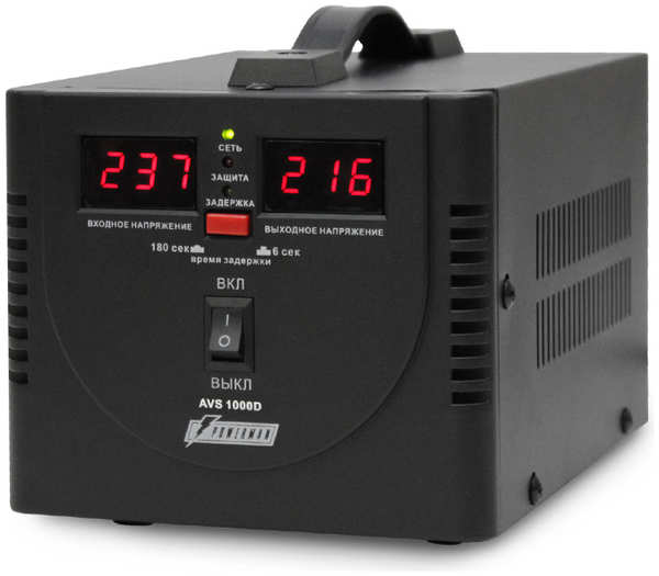 Стабилизатор Powerman AVS 1000D Черный 1163501