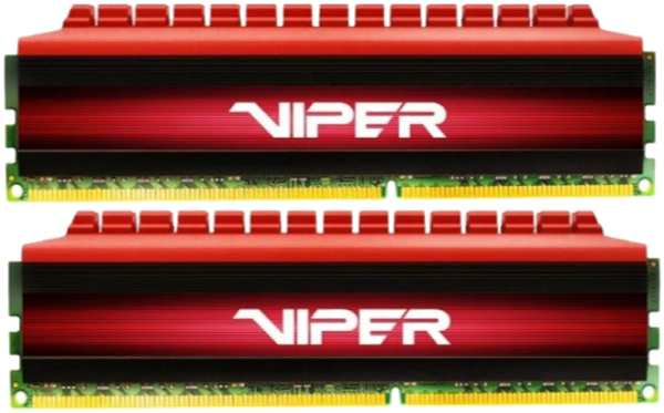 Модуль памяти DIMM 32Gb 2х16Gb DDR4 PC25600 3200MHz PATRIOT Viper 4 Series XMP 2.0 (PV432G320C6K)