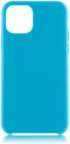 Чехол для Apple iPhone 11 Pro Brosco Softrubber голубой 11639022