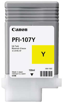 Картридж Canon PFI-107Y Yellow для iPF680/685/780/785 130ml 11640028