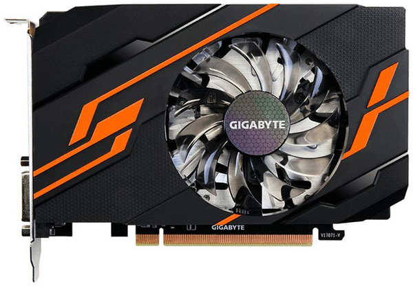 Видеокарта Gigabyte GeForce GT 1030 2048Mb, GT 1030 GV-N1030OC-2GI DVI-D, HDMI Ret