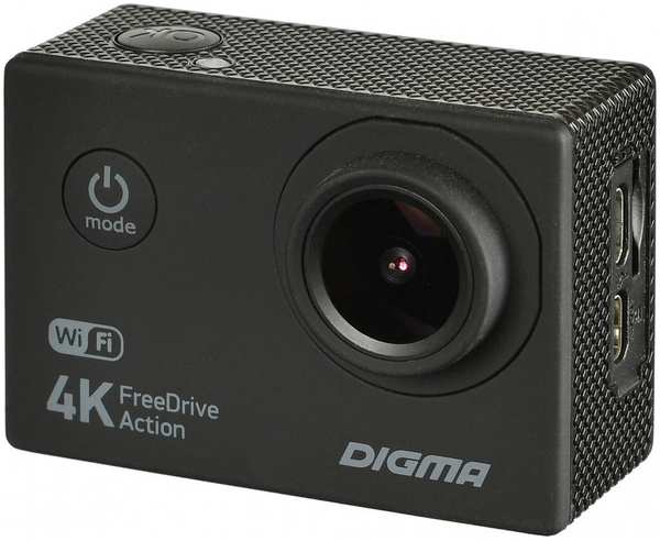 Автомобильный видеорегистратор Digma FreeDrive Action 4K WiFi 11651417