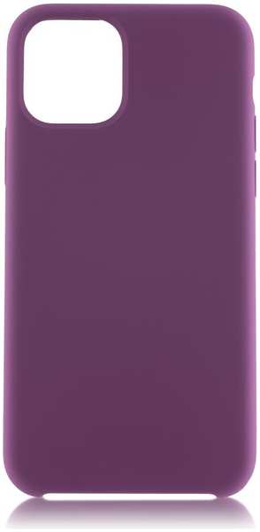 Чехол для Apple iPhone 11 Pro Max Brosco Softrubber фиолетово-красный 11652037