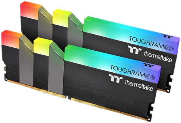 Модуль памяти DIMM 16Gb 2х8Gb DDR4 PC35200 4400MHz Thermaltake Toughram RGB (R009D408GX2-4400C19A) 11658540