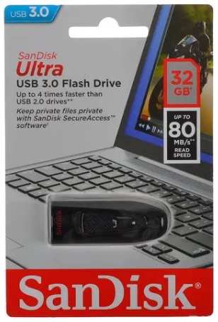 USB Flash накопитель 32GB SanDisk Ultra (SDCZ48-032G-U46) USB 3.0