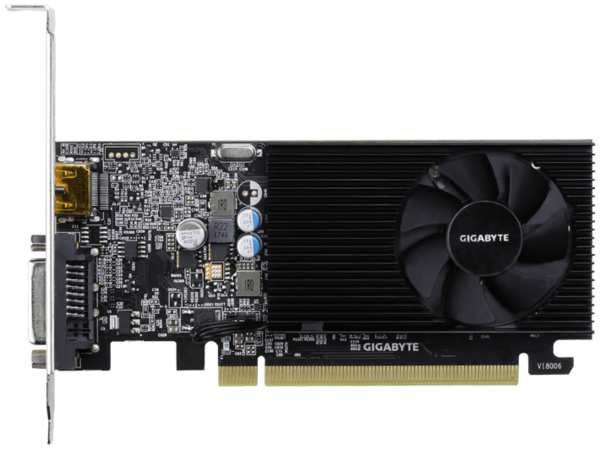 Видеокарта Gigabyte GeForce GT 1030 2048Mb, GT 1030 GV-N1030D4-2GL DVI-D, HDMI Ret 11673406