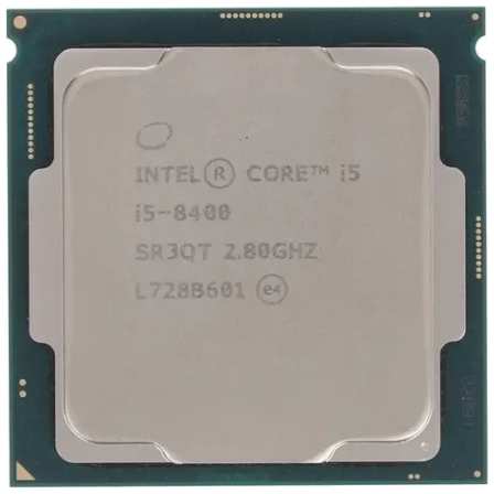 Процессор Intel Core i5-8400, 2.8ГГц, (Turbo 4ГГц), 6-ядерный, L3 9МБ, LGA1151v2, OEM 11681023