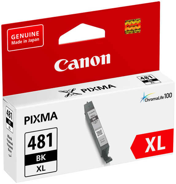 Картридж Canon CLI-481BK XL для TS6140, TR7540, TR8540, TS8140, TS9140