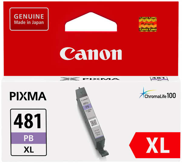 Картридж Canon CLI-481PB XL для TS8140, TS9140. Синий для фотографий 11683777