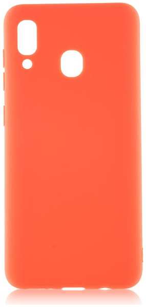 Чехол для Samsung Galaxy A20 (2019) SM-A205 Brosco Colourful, накладка, красный 11698061