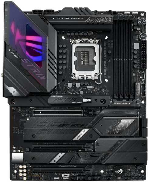 Материнская плата ASUS ROG Strix Z790-E Gaming WiFi II Z790 Socket-1700 4xDDR5, 4xSATA3, RAID, 5xM.2, 3xPCI-E16x, 10xUSB3.2, 2xUSB3.2 Type C, DP, HDMI, WiFi, Glan, ATX 11700034