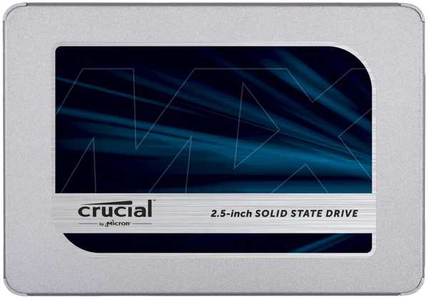 Внутренний SSD-накопитель 4000Gb Crucial MX500 (CT4000MX500SSD1) SATA3 2.5″