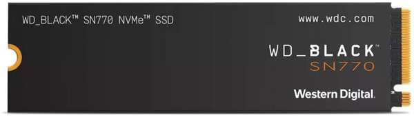 Внутренний SSD-накопитель 500Gb Western Digital SN770 (WDS500G3X0E) M.2 2280 PCIe NVMe 4.0 x4