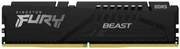 Модуль памяти DIMM 16Gb DDR5 PC48000 6000MHz Kingston Fury Beast Black (KF560C40BB/16) 11702393