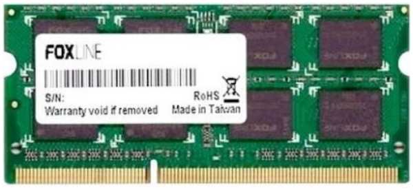 Модуль памяти SO-DIMM DDR4 8Gb PC25600 3200MHz Foxline (FL3200D4S22-8G) 11702780
