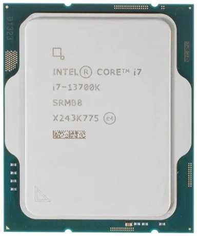Процессор Intel Core i7-13700K, 3.4ГГц, (Turbo 5.4ГГц), 16-ядерный, 30МБ, LGA1700, OEM 11703420