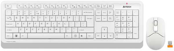 Клавиатура+мышь A4Tech Fstyler FG1012 White USB 11704611