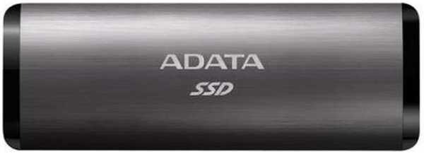 ADATA Внешний SSD-накопитель 256Gb A-DATA SE760 ASE760-256GU32G2-CTI (SSD) USB 3.1 Type C серый 11706199